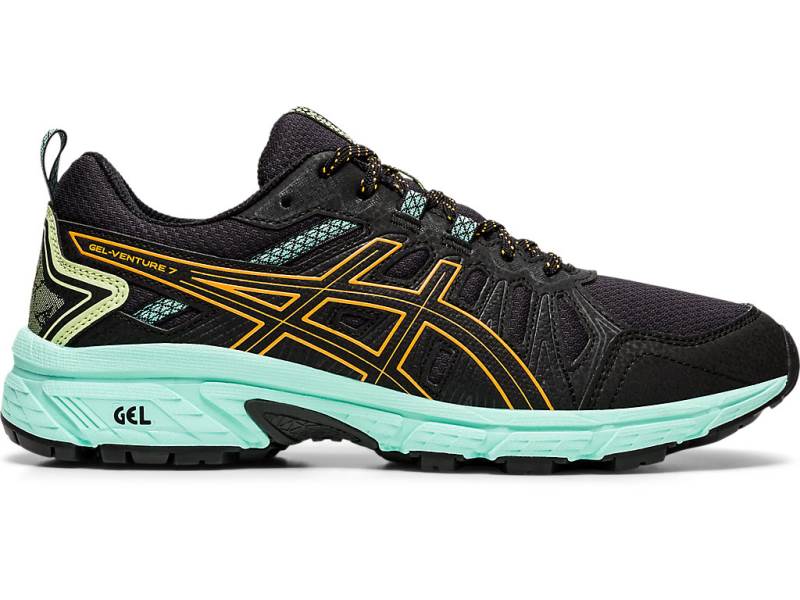 Sapato Para Trilha Asics GEL-VENTURE 7 Trail Mulher Pretas, 5215A266.327